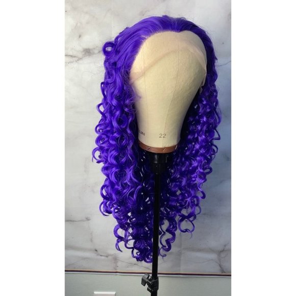 Purple Wig,Violet Purple Wig - Picture 9 of 9